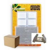 Stainless Steel Pocket Stove w/8 Fuel Tablets