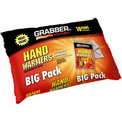 Grabber 10 Pair Big Pack Hand Warmer Foil Bag