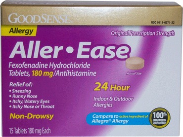 UPC 370030129058 product image for Good Sense Aller Ease Allergy Medication 15 count | upcitemdb.com