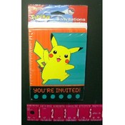 Pack of 8 Pokemon Invitations