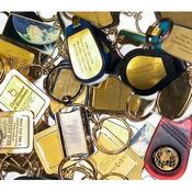 Imprinted keychains