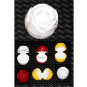 Plastic Red Rose Shaped Jewelry Box with Inserts