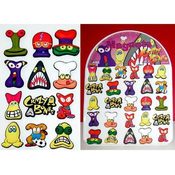 Assorted Crazy Bones Magnets with Magnetic Board I