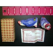 Porcelain Pie Bird Item #6081