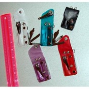 Snap Open Manicure/Pocket Knife Set Keychain