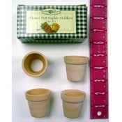 Ceramic Set of 4 Flower Pot Napkin Holders