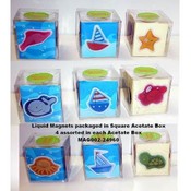 Assorted 4-Pack Liquid Magnets