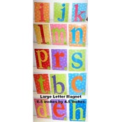 Assorted Large Letter Magnets - Mag012