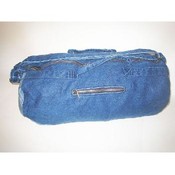 Denim Duffle Bag with Adjustable Shoulder Strap