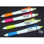 Imprinted Plastic double sided Pen/Highlighter