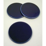 Porcelain Blue Glazed Coasters