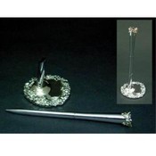 Silver Keepsake Flower Bloom Metal Pen