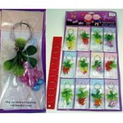 Assorted Colorful Dangling Berry Keychains