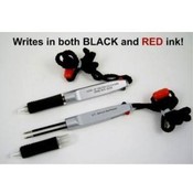 Imprinted 2 Color Retractable Pen with Lanyard
