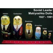 Soviet Leader Russian Stacking (Matryoshka) Dolls