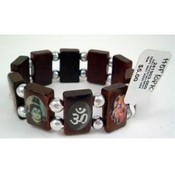 Buddha Stretchable Wooden Bracelet