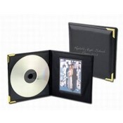 Single CD/Picture Holder with Brass  Side