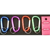 Colorful Imprinted Mini Keychain Carabiners