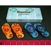 Hawaiian Themed Flip Flop Sandal Candles