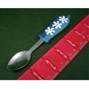 Metal Spoon with Plastic Snowflake Handle