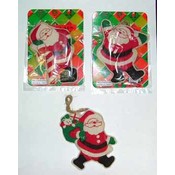Cloth Hanging Santa Ornament