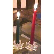 Peaches N Creme Tapered Candles