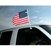 American Patriotic Car Flags