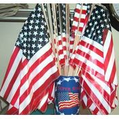 Made In USA American Flags, 12x18 Inch