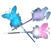 Butterfly and Stone Feather Pen