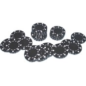 Casino Poker Chips Black