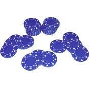 Casino Poker Chips Blue