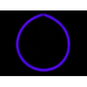 Purple Solid Colored 22" Glo Necklaces