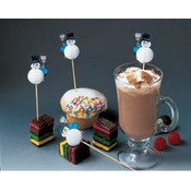 Snowman Party Picks Counter Display