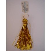 5" Gold Tassel Gift Trim