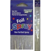 19" Silver Bell Foil Spray