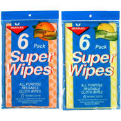 6pk Super Wipes
