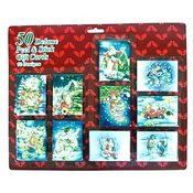 Christmas Peel &amp; Stick Gift Cards