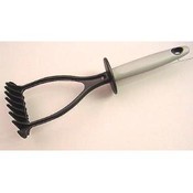 Nylon Potato Masher 11" Grey Handle