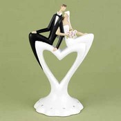 Modern Couple Cake Top