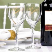 50th Anniversary Wine Glass Set