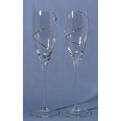 Gold Swirl Flutes
