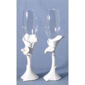Graceful Lilies Resin Flutes