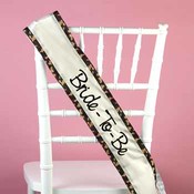 Brown Camouflage - Bride-to-Be Sash