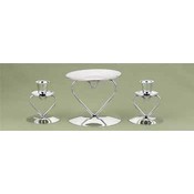 Silver Heart Shaped Candle Stand
