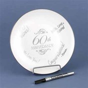 60th Anniversary Keepsake Plate