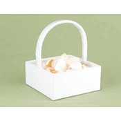 Square Satin Flower Basket