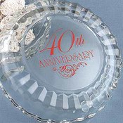 40th Anniversary Round Candy Dish