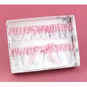 Pink Keepsake &amp; Toss Garter Set