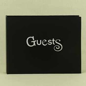 Black Funky Guest Book