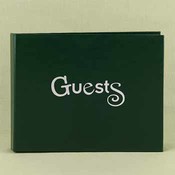 Green Funky Guest Book